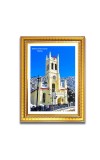 Shimla Christ Church Church Church Photo Frame, 10x14 Inches Beautiful Elegant Framed Wall Art of Iconic Cathedral