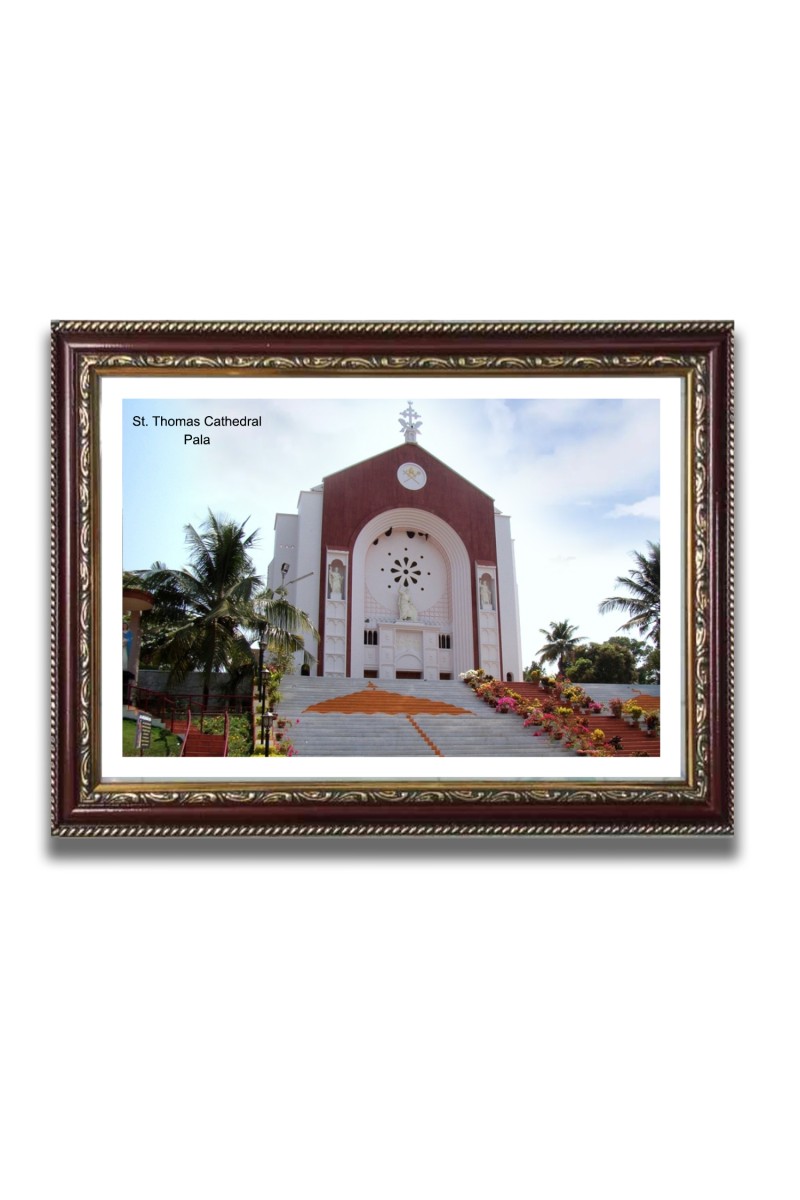 St. Thomas Cathedral Church Church Photo Frame, 10x14 Inches Beautiful Elegant Framed Wall Art of Iconic Cathedral