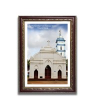 St. Thomas Major Archi Episcopal Shrine Church Church Photo Frame, 10x14 Inches Beautiful Elegant Framed Wall Art of Iconic Cathedral