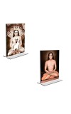 Car Desk/Table Top Mahavatar Babaji Acrylic T-Style Photo Stand - 2.5x3.5 Inches, Compact and Stylish Spiritual Display, easily change 2 photos ( Pack of 1 ) Car Desk/Table Top Mahavatar Babaji Acrylic T-Style Photo Stand - 2.5x3.5 Inches, Compact and Stylish Spiritual Display, easily change 2 photos ( Pack of 1 )