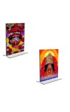Car Desk/Table Top Tara Maa  Acrylic T-Style Photo Stand - 2.5x3.5 Inches, Compact and Stylish Spiritual Display, easily change  2 photos ( Pack of 1 )