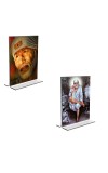Car Desk/Table Top Sai Baba Acrylic T-Style Photo Stand - 2.5x3.5 Inches, Compact and Stylish Spiritual Display, easily change 2 photos ( Pack of 1 ) Car Desk/Table Top Sai Baba Acrylic T-Style Photo Stand - 2.5x3.5 Inches, Compact and Stylish Spiritual Display, easily change 2 photos ( Pack of 1 )