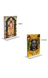 Car Desk/Table Top Lord Ram Lalla Acrylic T-Style Photo Stand - 2.5x3.5 Inches, Compact and Stylish Spiritual Display, easily change 2 photos ( Pack of 1 ) Car Desk/Table Top Lord Ram Lalla Acrylic T-Style Photo Stand - 2.5x3.5 Inches, Compact and Stylish Spiritual Display, easily change 2 photos ( Pack of 1 )