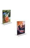 Car Desk/Table Top Maa Lokenath Baba & Neem Karoli Baba Acrylic T-Style Photo Stand - 2.5x3.5 Inches, Compact and Stylish Spiritual Display, easily change 2 photos ( Pack of 1 ) Car Desk/Table Top Maa Lokenath Baba & Neem Karoli Baba Acrylic T-Style Photo Stand - 2.5x3.5 Inches, Compact and Stylish Spiritual Display, easily change 2 photos ( Pack of 1 )