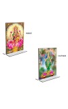 Car Desk/Table Top Maa Lakshmi Acrylic T-Style Photo Stand - 2.5x3.5 Inches, Compact and Stylish Spiritual Display, easily change 2 photos ( Pack of 1 ) Car Desk/Table Top Maa Lakshmi Acrylic T-Style Photo Stand - 2.5x3.5 Inches, Compact and Stylish Spiritual Display, easily change 2 photos ( Pack of 1 )