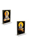 Car Desk/Table Top Lord Krishna Acrylic T-Style Photo Stand - 2.5x3.5 Inches, Compact and Stylish Spiritual Display, easily change 2 photos ( Pack of 1 ) Car Desk/Table Top Lord Krishna Acrylic T-Style Photo Stand - 2.5x3.5 Inches, Compact and Stylish Spiritual Display, easily change 2 photos ( Pack of 1 )