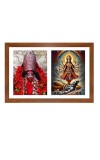 Maa tara and maa kali Photo Frame - 11x15Inches - Spiritual Artwork for Home Wall Decoration, Puja Room and Office Decoration and Gifting 