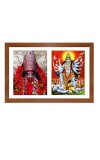Maa tara and kali Photo Frame - 11x15Inches - Spiritual Artwork for Home Wall Decoration, Puja Room and Office Decoration and Gifting 