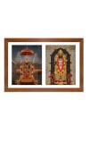 Lord balaji and lord ayodhya rama Photo Frame - 11x15Inches - Spiritual Artwork for Home Wall Decoration, Puja Room and Office Decoration and Gifting 