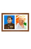 Subhas Chandra Bose and gandhiji Photo Frame - 11x15Inches - Spiritual Artwork for Home Wall Decoration, Puja Room and Office Decoration and Gifting Subhas Chandra Bose and gandhiji Photo Frame - 11x15Inches - Spiritual Artwork for Home Wall Decoration, Puja Room and Office Decoration and Gifting