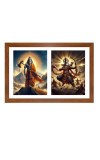 Parashurama and Bhishma Photo Frame - 11x15Inches - Spiritual Artwork for Home Wall Decoration, Puja Room and Office Decoration and Gifting 