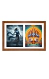 Vayu and surya Photo Frame - 11x15Inches - Spiritual Artwork for Home Wall Decoration, Puja Room and Office Decoration and Gifting Vayu and surya Photo Frame - 11x15Inches - Spiritual Artwork for Home Wall Decoration, Puja Room and Office Decoration and Gifting