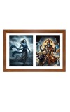 Vayu and yama Photo Frame - 11x15Inches - Spiritual Artwork for Home Wall Decoration, Puja Room and Office Decoration and Gifting Vayu and yama Photo Frame - 11x15Inches - Spiritual Artwork for Home Wall Decoration, Puja Room and Office Decoration and Gifting