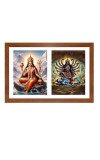 Goddess Parvathi and kali ma Photo Frame - 11x15Inches - Spiritual Artwork for Home Wall Decoration, Puja Room and Office Decoration and Gifting 