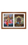 Rukmini and maa kali Photo Frame - 11x15Inches - Spiritual Artwork for Home Wall Decoration, Puja Room and Office Decoration and Gifting Rukmini and maa kali Photo Frame - 11x15Inches - Spiritual Artwork for Home Wall Decoration, Puja Room and Office Decoration and Gifting