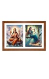 Parvathi and radha Photo Frame - 11x15Inches - Spiritual Artwork for Home Wall Decoration, Puja Room and Office Decoration and Gifting Parvathi and radha Photo Frame - 11x15Inches - Spiritual Artwork for Home Wall Decoration, Puja Room and Office Decoration and Gifting