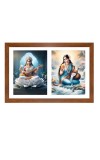 Saraswati and ganga Photo Frame - 11x15Inches - Spiritual Artwork for Home Wall Decoration, Puja Room and Office Decoration and Gifting Saraswati and ganga Photo Frame - 11x15Inches - Spiritual Artwork for Home Wall Decoration, Puja Room and Office Decoration and Gifting