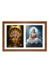 Vishnu and saraswathi Photo Frame - 11x15Inches - Spiritual Artwork for Home Wall Decoration, Puja Room and Office Decoration and Gifting Vishnu and saraswathi Photo Frame - 11x15Inches - Spiritual Artwork for Home Wall Decoration, Puja Room and Office Decoration and Gifting