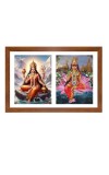 Parvathi and rukmini Photo Frame - 11x15Inches - Spiritual Artwork for Home Wall Decoration, Puja Room and Office Decoration and Gifting Parvathi and rukmini Photo Frame - 11x15Inches - Spiritual Artwork for Home Wall Decoration, Puja Room and Office Decoration and Gifting
