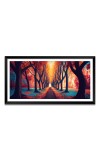 Nature Landscape Floating Frame Scenery Digital Print - 12x24 inch Modern Nature Wall Art for Living Room, Bedroom, Office, Hotels, Drawing Room Nature Landscape Floating Frame Scenery Digital Print - 12x24 inch Modern Nature Wall Art for Living Room, Bedroom, Office, Hotels, Drawing Room