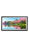 Nature Landscape Floating Frame Scenery Digital Print - 12x24 inch Modern Nature Wall Art for Living Room, Bedroom, Office, Hotels, Drawing Room