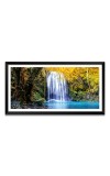 Nature Landscape Floating Frame Scenery Digital Print - 12x24 inch Modern Nature Wall Art for Living Room, Bedroom, Office, Hotels, Drawing Room