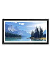 Nature Landscape Floating Frame Scenery Digital Print - 12x24 inch Modern Nature Wall Art for Living Room, Bedroom, Office, Hotels, Drawing Room