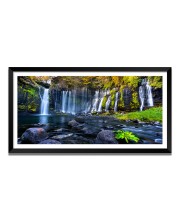 Nature Landscape Floating Frame Scenery Digital Print - 12x24 inch Modern Nature Wall Art for Living Room, Bedroom, Office, Hotels, Drawing Room
