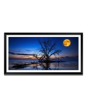 Nature Landscape Floating Frame Scenery Digital Print - 12x24 inch Modern Nature Wall Art for Living Room, Bedroom, Office, Hotels, Drawing Room Nature Landscape Floating Frame Scenery Digital Print - 12x24 inch Modern Nature Wall Art for Living Room, Bedroom, Office, Hotels, Drawing Room