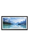 Nature Landscape Floating Frame Scenery Digital Print - 12x24 inch Modern Nature Wall Art for Living Room, Bedroom, Office, Hotels, Drawing Room