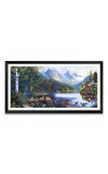Nature Landscape Floating Frame Scenery Digital Print - 12x24 inch Modern Nature Wall Art for Living Room, Bedroom, Office, Hotels, Drawing Room Nature Landscape Floating Frame Scenery Digital Print - 12x24 inch Modern Nature Wall Art for Living Room, Bedroom, Office, Hotels, Drawing Room