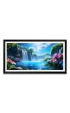 Nature Landscape Floating Frame Scenery Digital Print - 12x24 inch Modern Nature Wall Art for Living Room, Bedroom, Office, Hotels, Drawing Room Nature Landscape Floating Frame Scenery Digital Print - 12x24 inch Modern Nature Wall Art for Living Room, Bedroom, Office, Hotels, Drawing Room