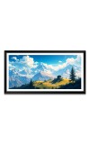Nature Landscape Floating Frame Scenery Digital Print - 12x24 inch Modern Nature Wall Art for Living Room, Bedroom, Office, Hotels, Drawing Room Nature Landscape Floating Frame Scenery Digital Print - 12x24 inch Modern Nature Wall Art for Living Room, Bedroom, Office, Hotels, Drawing Room
