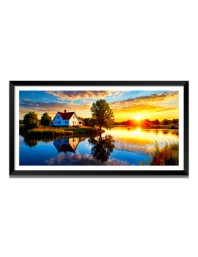 Nature Landscape Floating Frame Scenery Digital Print - 12x24 inch Modern Nature Wall Art for Living Room, Bedroom, Office, Hotels, Drawing Room