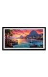 Nature Landscape Floating Frame Scenery Digital Print - 12x24 inch Modern Nature Wall Art for Living Room, Bedroom, Office, Hotels, Drawing Room Nature Landscape Floating Frame Scenery Digital Print - 12x24 inch Modern Nature Wall Art for Living Room, Bedroom, Office, Hotels, Drawing Room