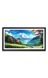 Nature Landscape Floating Frame Scenery Digital Print - 12x24 inch Modern Nature Wall Art for Living Room, Bedroom, Office, Hotels, Drawing Room Nature Landscape Floating Frame Scenery Digital Print - 12x24 inch Modern Nature Wall Art for Living Room, Bedroom, Office, Hotels, Drawing Room