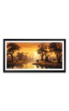 Nature Landscape Floating Frame Scenery Digital Print - 12x24 inch Modern Nature Wall Art for Living Room, Bedroom, Office, Hotels, Drawing Room Nature Landscape Floating Frame Scenery Digital Print - 12x24 inch Modern Nature Wall Art for Living Room, Bedroom, Office, Hotels, Drawing Room