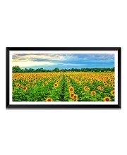 Nature Landscape Floating Frame Scenery Digital Print - 12x24 inch Modern Nature Wall Art for Living Room, Bedroom, Office, Hotels, Drawing Room