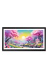 Nature Landscape Floating Frame Scenery Digital Print - 12x24 inch Modern Nature Wall Art for Living Room, Bedroom, Office, Hotels, Drawing Room Nature Landscape Floating Frame Scenery Digital Print - 12x24 inch Modern Nature Wall Art for Living Room, Bedroom, Office, Hotels, Drawing Room