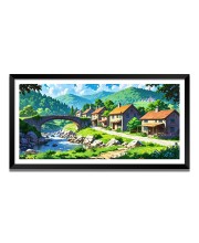 Nature Landscape Floating Frame Scenery Digital Print - 12x24 inch Modern Nature Wall Art for Living Room, Bedroom, Office, Hotels, Drawing Room Nature Landscape Floating Frame Scenery Digital Print - 12x24 inch Modern Nature Wall Art for Living Room, Bedroom, Office, Hotels, Drawing Room