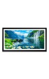 Nature Landscape Floating Frame Scenery Digital Print - 12x24 inch Modern Nature Wall Art for Living Room, Bedroom, Office, Hotels, Drawing Room Nature Landscape Floating Frame Scenery Digital Print - 12x24 inch Modern Nature Wall Art for Living Room, Bedroom, Office, Hotels, Drawing Room