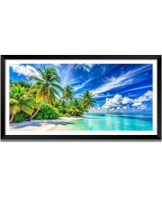 Nature Landscape Floating Frame Scenery Digital Print - 12x24 inch Modern Nature Wall Art for Living Room, Bedroom, Office, Hotels, Drawing Room