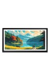 Nature Landscape Floating Frame Scenery Digital Print - 12x24 inch Modern Nature Wall Art for Living Room, Bedroom, Office, Hotels, Drawing Room Nature Landscape Floating Frame Scenery Digital Print - 12x24 inch Modern Nature Wall Art for Living Room, Bedroom, Office, Hotels, Drawing Room
