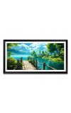 Nature Landscape Floating Frame Scenery Digital Print - 12x24 inch Modern Nature Wall Art for Living Room, Bedroom, Office, Hotels, Drawing Room Nature Landscape Floating Frame Scenery Digital Print - 12x24 inch Modern Nature Wall Art for Living Room, Bedroom, Office, Hotels, Drawing Room