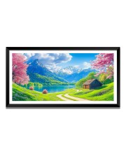 Nature Landscape Floating Frame Scenery Digital Print - 12x24 inch Modern Nature Wall Art for Living Room, Bedroom, Office, Hotels, Drawing Room Nature Landscape Floating Frame Scenery Digital Print - 12x24 inch Modern Nature Wall Art for Living Room, Bedroom, Office, Hotels, Drawing Room