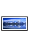 Nature Landscape Floating Frame Scenery Digital Print - 12x24 inch Modern Nature Wall Art for Living Room, Bedroom, Office, Hotels, Drawing Room