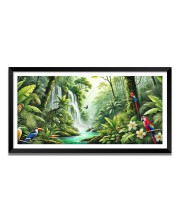 Nature Landscape Floating Frame Scenery Digital Print - 12x24 inch Modern Nature Wall Art for Living Room, Bedroom, Office, Hotels, Drawing Room Nature Landscape Floating Frame Scenery Digital Print - 12x24 inch Modern Nature Wall Art for Living Room, Bedroom, Office, Hotels, Drawing Room