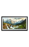 Nature Landscape Floating Frame Scenery Digital Print - 12x24 inch Modern Nature Wall Art for Living Room, Bedroom, Office, Hotels, Drawing Room Nature Landscape Floating Frame Scenery Digital Print - 12x24 inch Modern Nature Wall Art for Living Room, Bedroom, Office, Hotels, Drawing Room