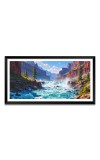 Nature Landscape Floating Frame Scenery Digital Print - 12x24 inch Modern Nature Wall Art for Living Room, Bedroom, Office, Hotels, Drawing Room Nature Landscape Floating Frame Scenery Digital Print - 12x24 inch Modern Nature Wall Art for Living Room, Bedroom, Office, Hotels, Drawing Room