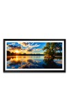 Nature Landscape Floating Frame Scenery Digital Print - 12x24 inch Modern Nature Wall Art for Living Room, Bedroom, Office, Hotels, Drawing Room Nature Landscape Floating Frame Scenery Digital Print - 12x24 inch Modern Nature Wall Art for Living Room, Bedroom, Office, Hotels, Drawing Room